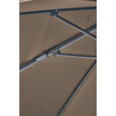 Platinum - Challenger T2 3m Square Premium Havana Taupe Free Arm Parasol