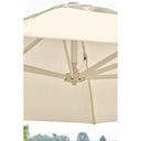 Platinum - Challenger T2 3m Square Sandstone / Champagne Free Arm Parasol