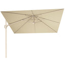 Platinum - Challenger T2 3m Square Sandstone / Champagne Free Arm Parasol