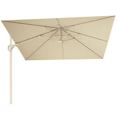 Platinum - Challenger T2 3m Square Sandstone / Champagne Free Arm Parasol