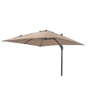 Platinum - Challenger T2 3m Square Taupe Free Arm Parasol