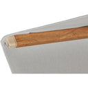 Platinum - Challenger Teak T2 3m Square Premium Manhattan Grey Free Arm Parasol
