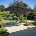 Platinum - Challenger Telescopic T1 3.5m Square Faded Black Parasol