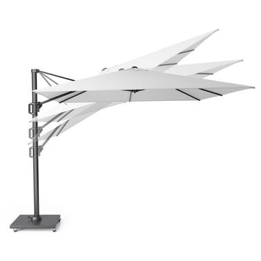 Platinum - Challenger Telescopic T1 3.5m Square Havana Taupe Parasol