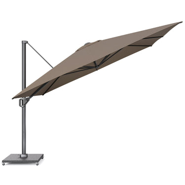 Platinum - Challenger Telescopic T1 3.5m Square Havana Taupe Parasol