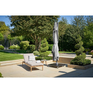 Platinum - Challenger Telescopic T1 3.5m Square Manhattan Grey Parasol