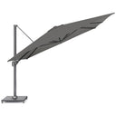 Platinum - Challenger Telescopic T1 3.5m Square Manhattan Grey Parasol