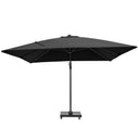 Platinum - Glow Challenger T2 3m Square Anthracite Free Arm Parasol