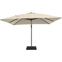 Platinum - Glow Challenger T2 3m Square Champagne Free Arm Parasol