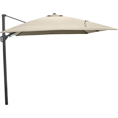 Platinum - Glow Challenger T2 3m Square Champagne Free Arm Parasol
