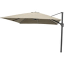 Platinum - Glow Challenger T2 3m Square Champagne Free Arm Parasol