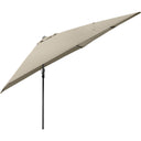Platinum - Glow Challenger T2 3m Square Champagne Free Arm Parasol