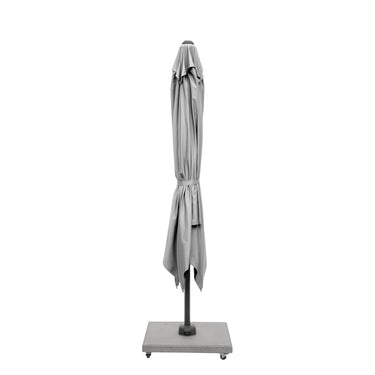 Platinum - Glow Challenger T2 3m Square Luna Grey Free Arm Parasol