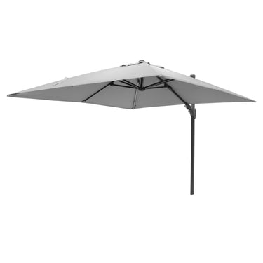 Platinum - Glow Challenger T2 3m Square Luna Grey Free Arm Parasol