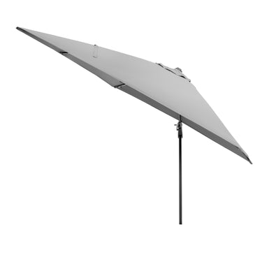 Platinum - Glow Challenger T2 3m Square Luna Grey Free Arm Parasol