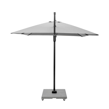 Platinum - Glow Challenger T2 3m Square Luna Grey Free Arm Parasol