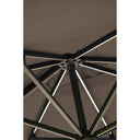 Platinum - Glow Challenger T2 3m Square Premium Havana Taupe Free Arm Parasol