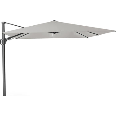 Platinum - Glow Challenger T2 3m Square Premium Manhattan Grey Free Arm Parasol