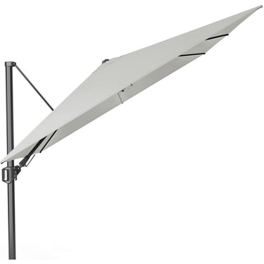 Platinum - Glow Challenger T2 3m Square Premium Manhattan Grey Free Arm Parasol