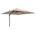 Platinum - Glow Challenger T2 3m Square Taupe Free Arm Parasol