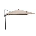 Platinum - Glow Challenger T2 3m Square Taupe Free Arm Parasol