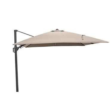 Platinum - Glow Challenger T2 3m Square Taupe Free Arm Parasol