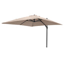 Platinum - Glow Challenger T2 3m Square Taupe Free Arm Parasol