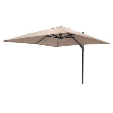 Platinum - Glow Challenger T2 3m Square Taupe Free Arm Parasol