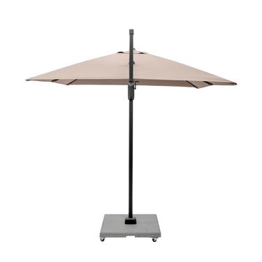 Platinum - Glow Challenger T2 3m Square Taupe Free Arm Parasol