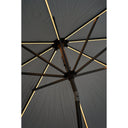 Platinum - Glow Defender 3m Round Luna Grey Centre Pole Parasol
