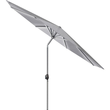 Platinum - Glow Defender 3m Round Luna Grey Centre Pole Parasol