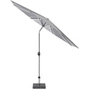 Platinum - Glow Defender 3m Round Luna Grey Centre Pole Parasol
