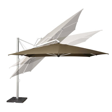 Platinum - Icon Premium T1 4mx3m Rectangular Premium Manhattan Grey Parasol