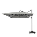 Platinum - Icon Premium T1 4mx3m Rectangular Premium Manhattan Grey Parasol
