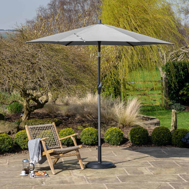 Platinum - Riva 2.5m Round Luna Grey Parasol