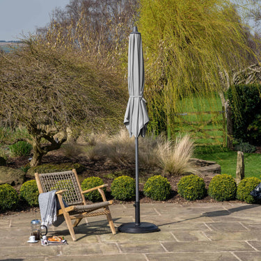 Platinum - Riva 2.5m Round Luna Grey Parasol