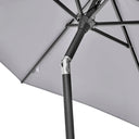 Platinum - Riva 2.5m Round Luna Grey Parasol