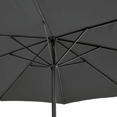 Platinum - Riva 3.5m Round Anthracite Parasol