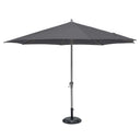 Platinum - Riva 3.5m Round Anthracite Parasol