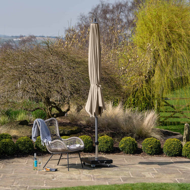 Platinum - Riva 3.5m Round Champagne Parasol