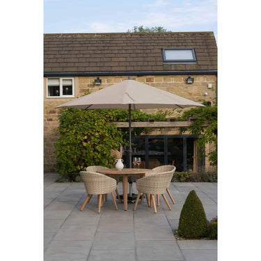 Platinum - Riva 3.5m Round Taupe Parasol