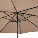 Platinum - Riva 3.5m Round Taupe Parasol