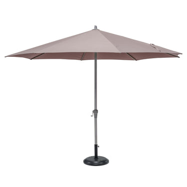 Platinum - Riva 3.5m Round Taupe Parasol