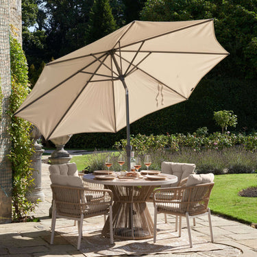 Platinum - Riva 3m Round Champagne Parasol