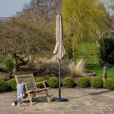 Platinum - Riva 3m Round Taupe Parasol