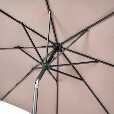 Platinum - Riva 3m Round Taupe Parasol