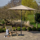 Platinum - Riva 3m Round Taupe Parasol