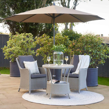 Platinum - Riva Premium 3m Round Havana Taupe Parasol