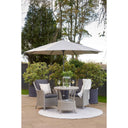 Platinum - Riva Premium 3m Round Manhattan Grey Parasol