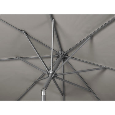 Platinum - Riva Premium 3m Round Manhattan Grey Parasol